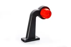 Szélességjelzõ, hosszú, RETRO stílus, LED-es, fehér-piros, 0,44 méteres vezetékkel, 12-36V, FT-147 FLB/C