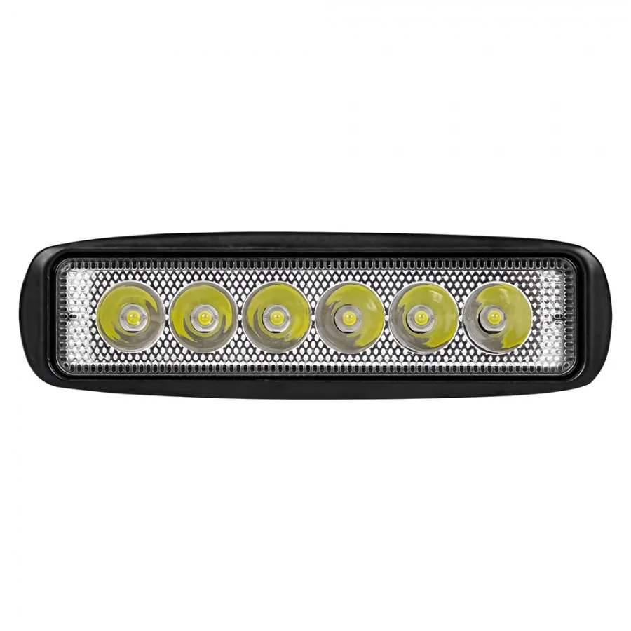 Munkalámpa keskeny 6 LED terítõ 12-24V, 158x44mm