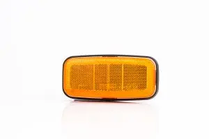 LED-es helyzetjelzõ lámpa, 12-36V, sárga, reflektorral és kábelköteggel